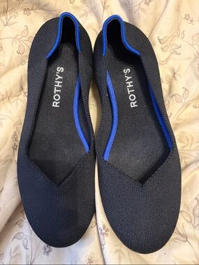 Rothy's Rounded Toe Black Ballet Flats